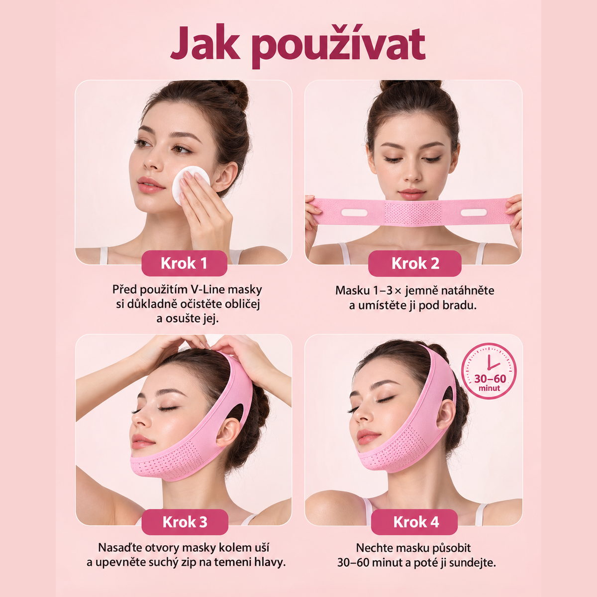 Andora V-Line™ – tvarující maska na obličej